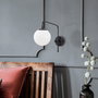 Opviq Lámpara de pared Blanco y Negro